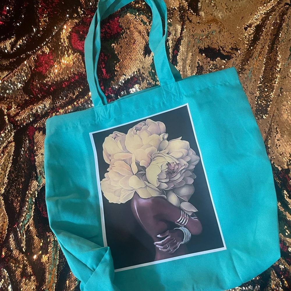 Green Black History Month Inspired Bag, Tote, Purse